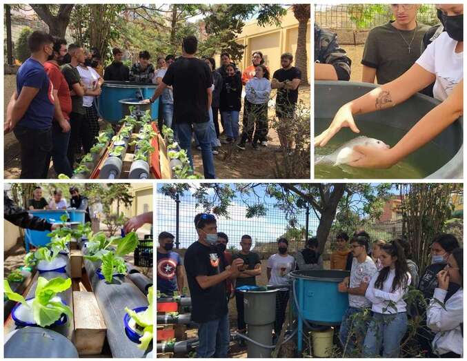 Imágenes del proyecto en marcha en el IES José Frugoni Pérez/TA.